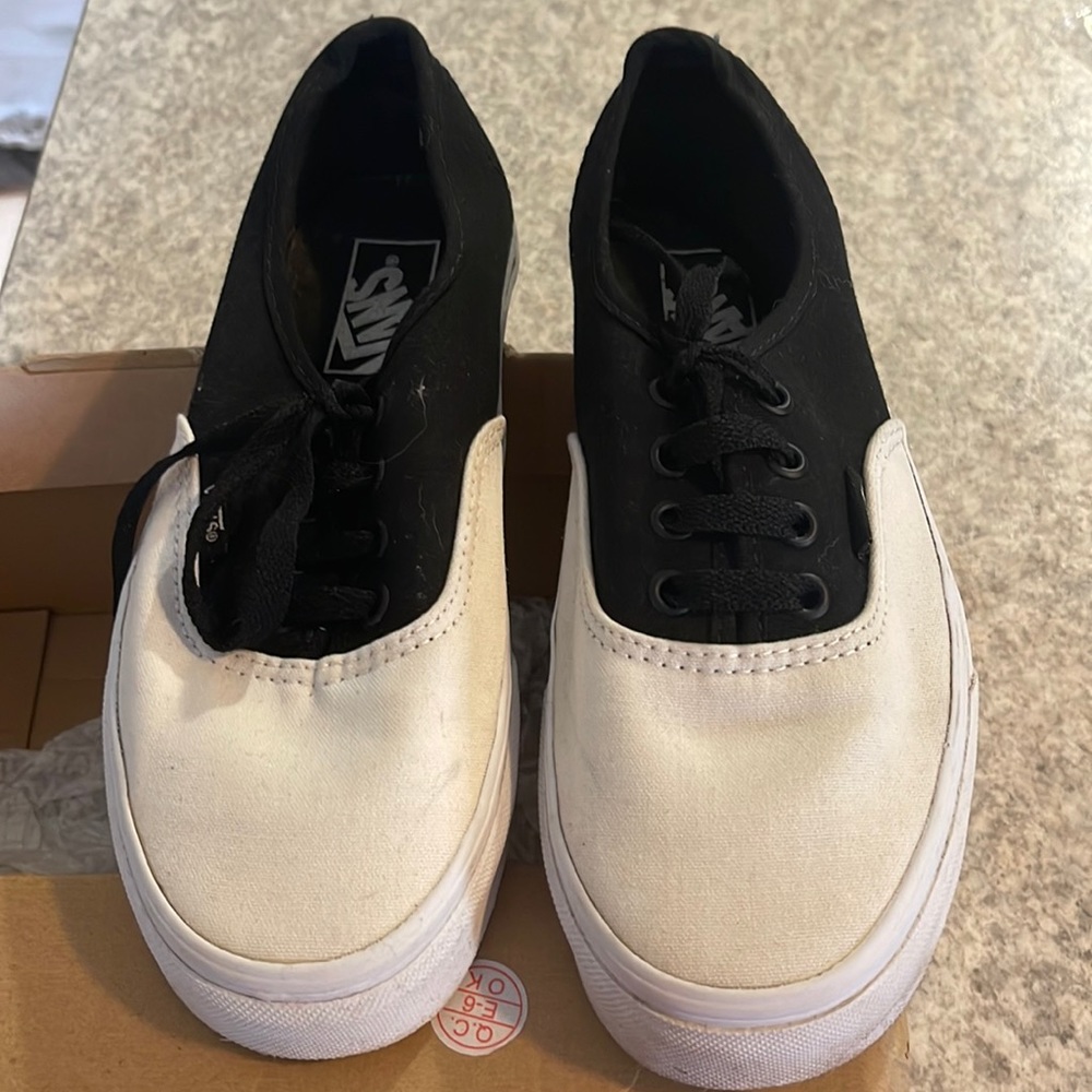Tuxedo style Vans